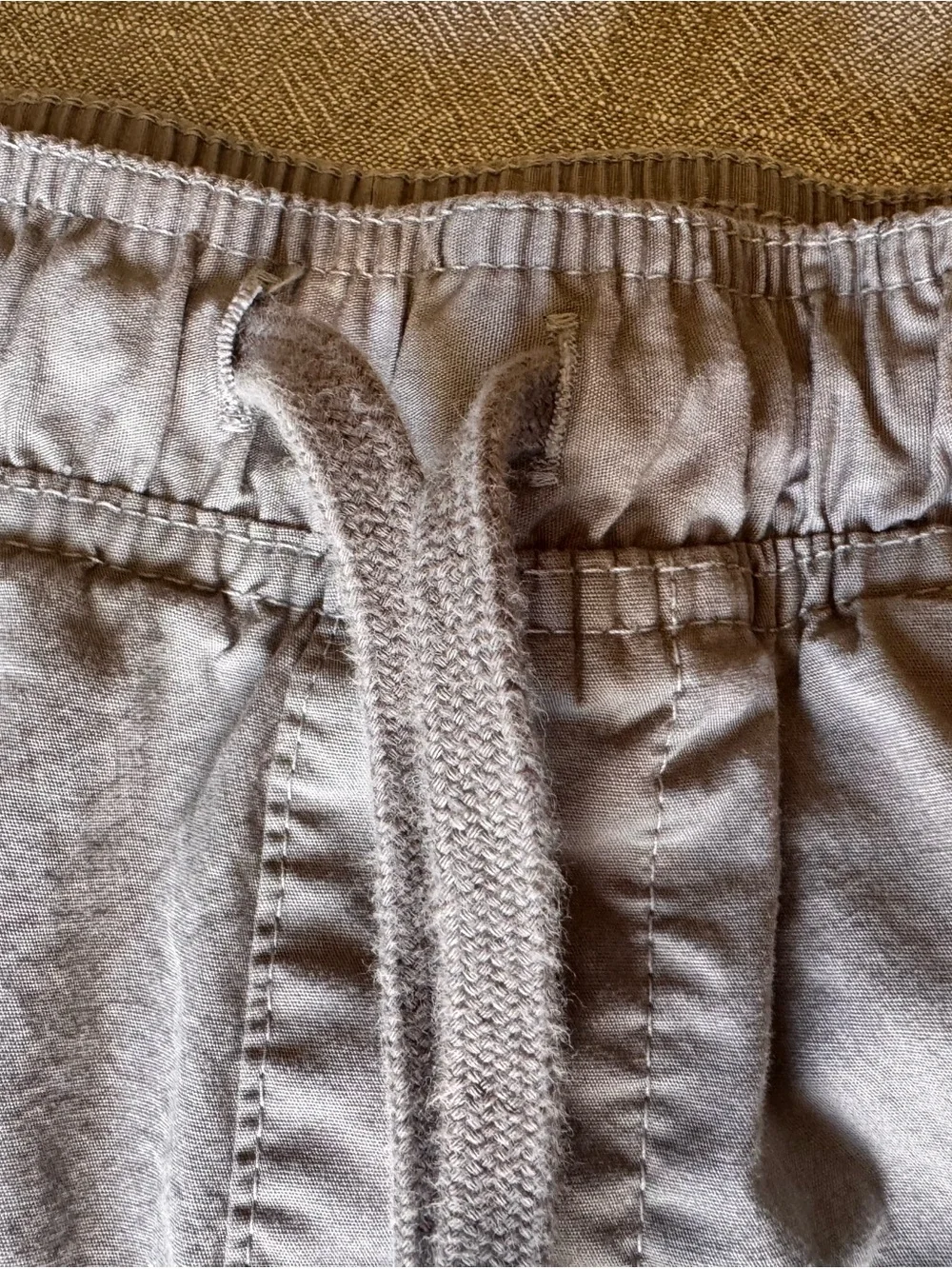 Banana Republic Organic Pull-On Shorts Men’s Medium Glacier Gray Relaxed